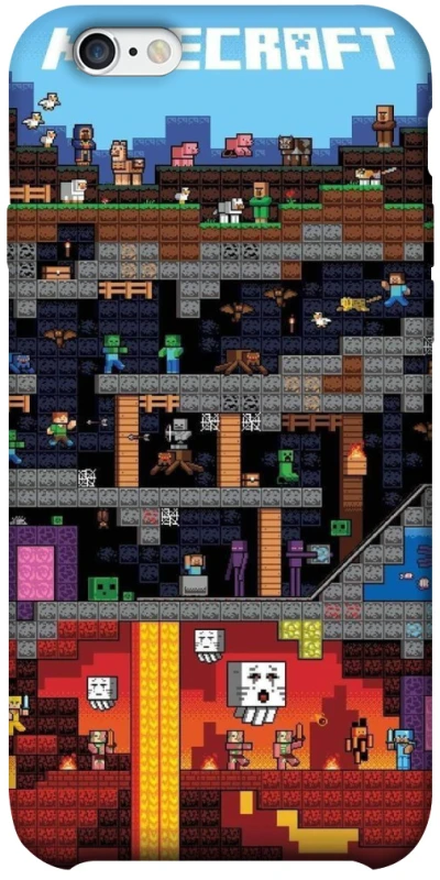 Чохол на Apple iPhone 6/6s plus (5.5") Minecraft фото 1 з 1