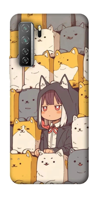 Чехол на Huawei Nova 7 SE Like a cat фото 1 из 1