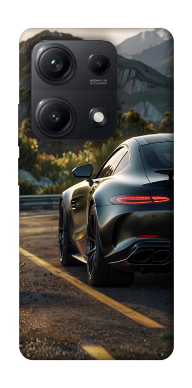 Чехол на Xiaomi Redmi Note 14S Car in the mountains фото 1 из 1