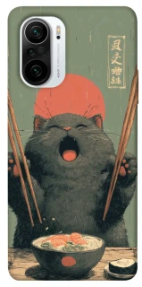 Чохол на Xiaomi Redmi K40 / K40 Pro / K40 Pro+ / Poco F3 Hungry Cat фото 1 з 1