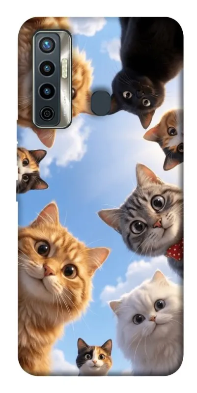Чехол на TECNO Camon 17 Cats фото 1 из 1