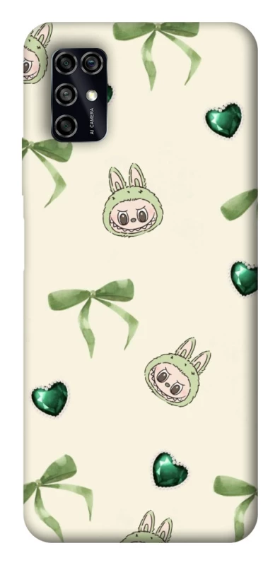 Чохол на ZTE Blade V2020 Smart Labubu Green Heart фото 1 з 1