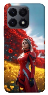 Чехол на Huawei Honor X8a Cyber space girl ver.5 фото 1 из 1