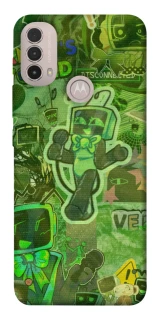 Чохол на Motorola Moto E40 Dandysworld tv green theme фото 1 з 1