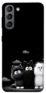Чехол на Samsung Galaxy S21 Three Cats фото 1 из 1