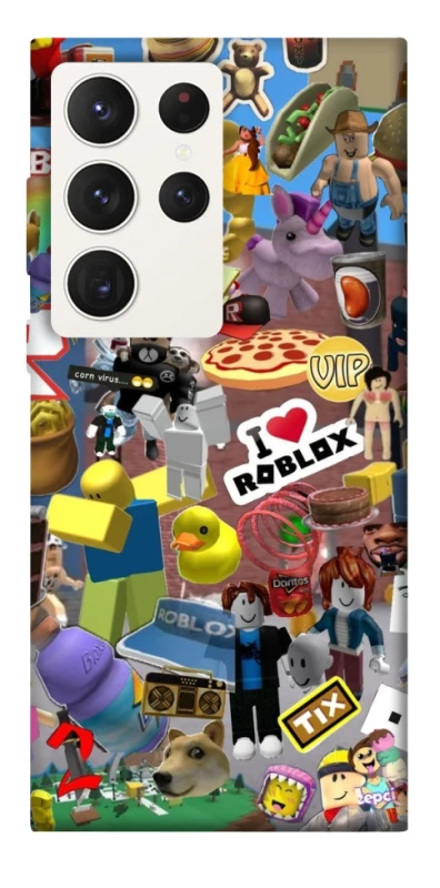 Чохол на Samsung Galaxy S23 Ultra Roblox collage ver.5 фото 1 з 1