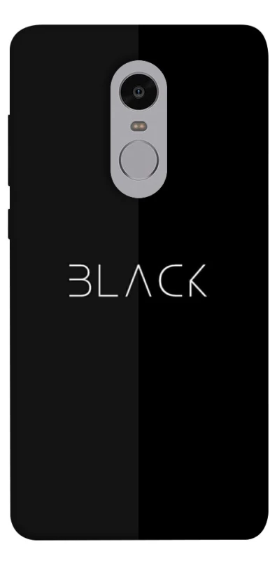 Чехол на Xiaomi Redmi Note 4X / Note 4 (Snapdragon) Black фото 1 из 1