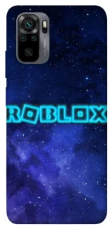 Чохол на Xiaomi Redmi Note 10 / Note 10s Roblox Space Logo Blue фото 1 з 1