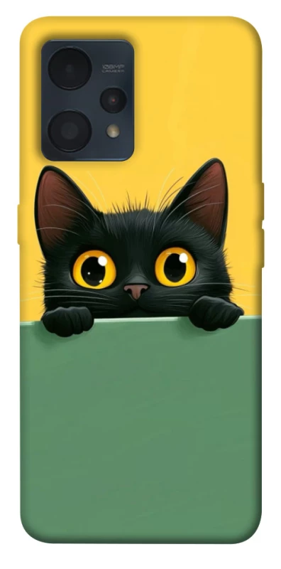 Чохол на Realme 9 4G / 9 Pro+ Black cat v2 фото 1 з 1