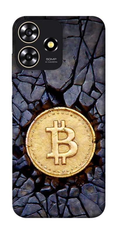 Чохол на ZTE Blade A73 4G Bitcoin cracks фото 1 з 1