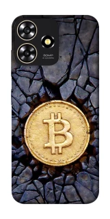 Чохол на ZTE Blade A73 4G Bitcoin cracks фото 1 з 1