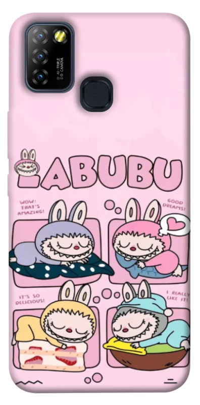 Чохол на Infinix Hot 10 Lite Labubu Dreams Collage фото 1 з 1