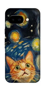Чехол на Google Pixel 9a paint cat фото 1 Чехол на Google Pixel 9a paint cat фото 1 из 1