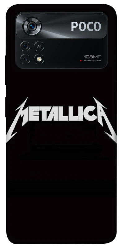 Чохол на Xiaomi Poco X4 Pro 5G Metallica logo фото 1 з 1