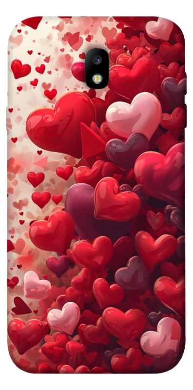 Чохол на Samsung J730 Galaxy J7 (2017) Many hearts фото 1 з 1
