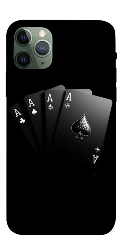 Чехол на Apple iPhone 11 Pro (5.8") Black Cards фото 1 из 1