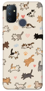 Чохол на OnePlus Nord N100 Cat style ver.2 фото 1 Чохол на OnePlus Nord N100 Cat style ver.2 фото 1 з 1