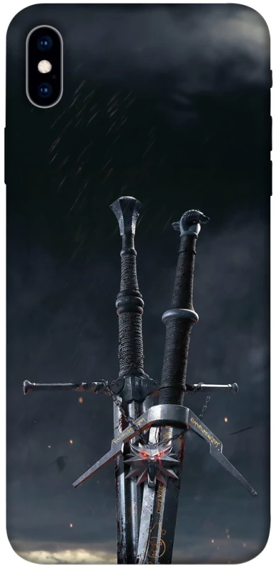 Чехол на Apple iPhone XS Max (6.5") Мечи Ведьмака фото 1 из 1