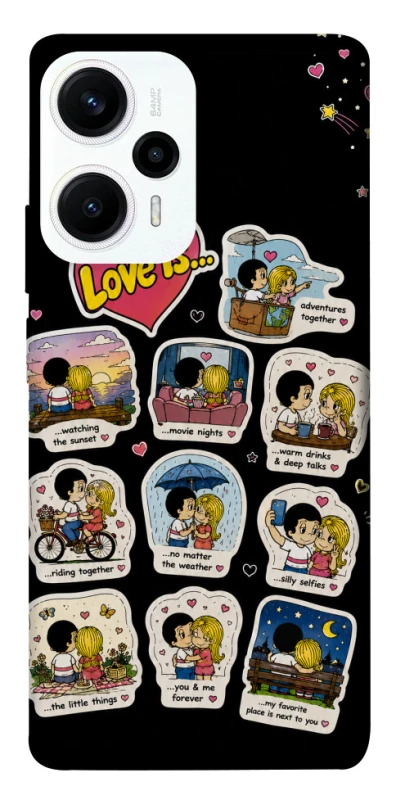 Чохол на Xiaomi Poco F5 / Note 12 Turbo Love is ver.4 фото 1 з 1