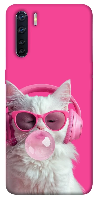 Чехол на Oppo A91 Pink kitty фото 1 из 1