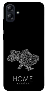 Чехол на Samsung Galaxy A04e Ukraine black map фото 1 из 1