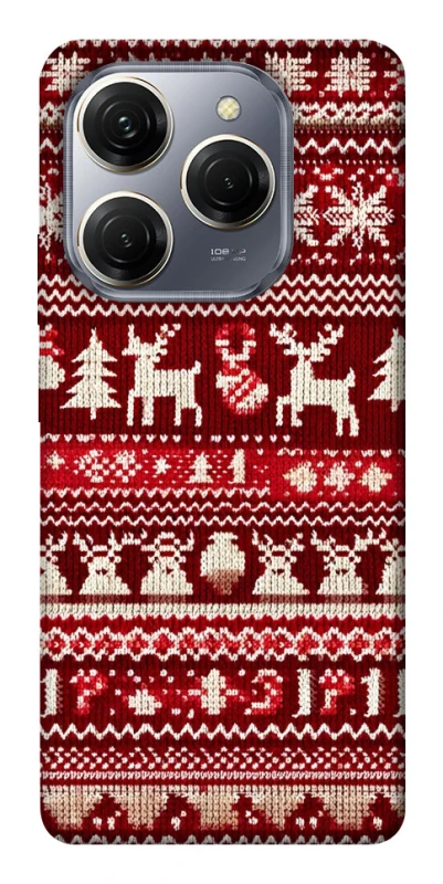 Чохол на TECNO Spark 20 Pro Christmas jumper ver.2 фото 1 з 1