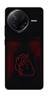 Чехол на Infinix Note 50 Pro Красное сердце фото 1 из 1