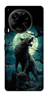 Чохол на TECNO Camon 30 (CL6) Вовк під місяцем фото 1 з 1