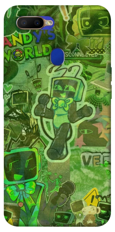 Чохол на Oppo A5s Dandysworld tv green theme фото 1 з 1