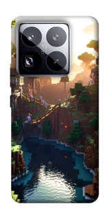 Чехол на Xiaomi 15 Pro Minecraft sunset фото 1 из 1