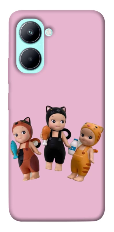 Чехол на Realme C33 Cat Cafe Trio фото 1 из 1