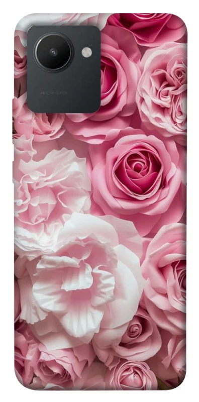 Чохол на Realme C30s Рожеві Квіти фото 1 з 1