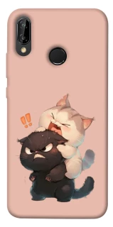Чохол на Huawei P20 Lite Сat and cat фото 1 Чохол на Huawei P20 Lite Сat and cat фото 1 з 1