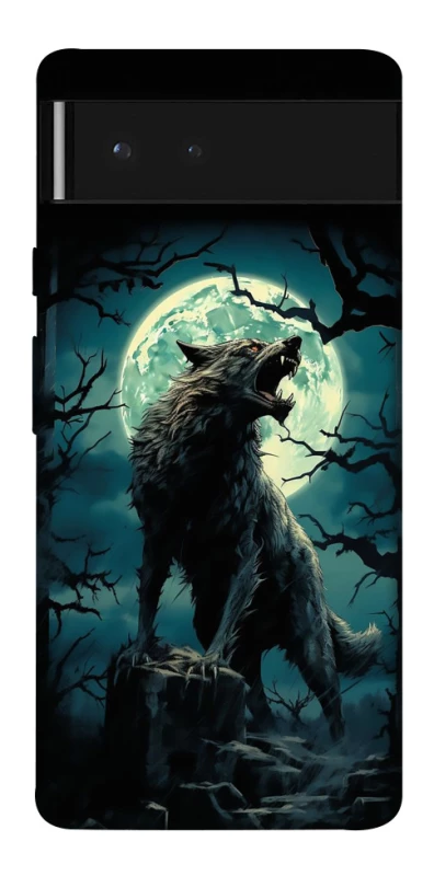 Чохол на Google Pixel 6 Вовк під місяцем фото 1 з 1