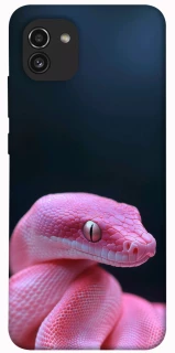 Чехол на Samsung Galaxy A03 Розовая Змея фото 1 из 1