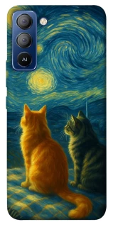 Чохол на TECNO Pop 5 LTE Cats under the stars фото 1 з 1