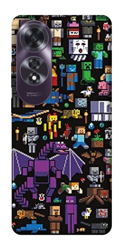Чохол на Oppo A60 Minecraft v5 фото 1 з 1