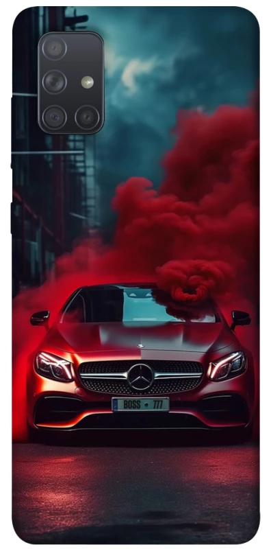 Чохол на Samsung Galaxy A71 Mercedes in smoke фото 1 з 1