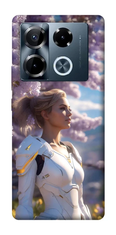 Чохол на Infinix Note 40 Pro 4G Cyber space girl ver.1 фото 1 з 1
