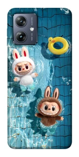Чохол на Motorola Moto G54 Labubu in the pool фото 1 Чохол на Motorola Moto G54 Labubu in the pool фото 1 з 1
