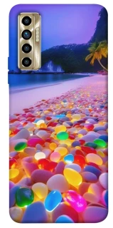 Чехол на TECNO Camon 17P Светящиеся камни на берегу фото 1 из 1