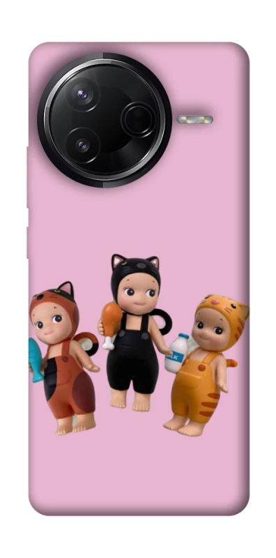 Чохол на Infinix Note 50 Pro Cat Cafe Trio фото 1 з 1