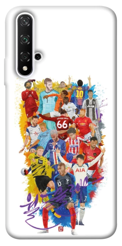 Чехол на Huawei Nova 5T Football Abstract v2 фото 1 из 1