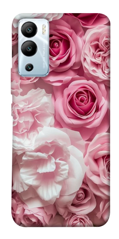 Чохол на Infinix Hot 12i Рожеві Квіти фото 1 з 1