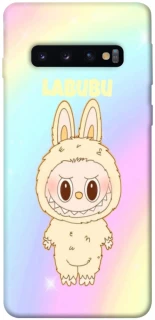Чохол на Samsung Galaxy S10 Fluffy Rainbow Labubu фото 1 з 1