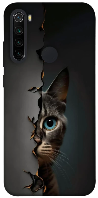 Чохол на Xiaomi Redmi Note 8 Кіт-підглядач v2 фото 1 з 1