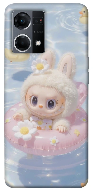 Чохол на Oppo Reno 7 4G Labubu swimming фото 1 з 1
