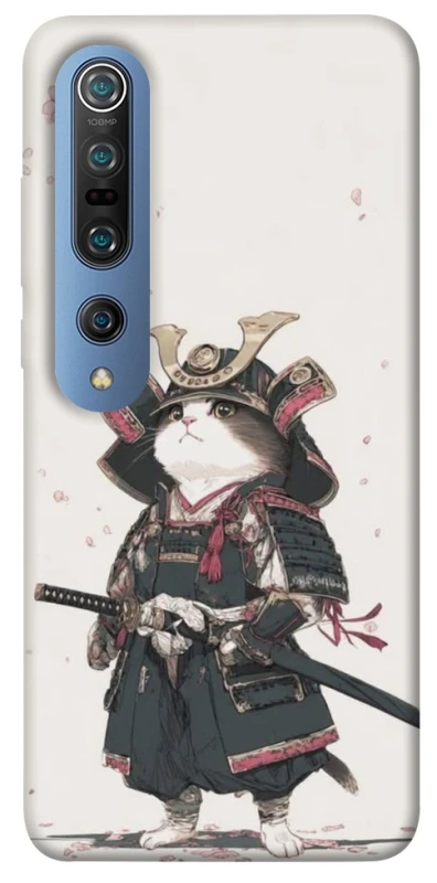 Чохол на Xiaomi Mi 10 / Mi 10 Pro Samurai Cat Warrior фото 1 з 1