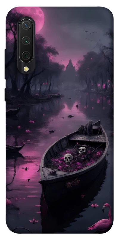 Чохол на Xiaomi Mi CC9 / Mi 9 Lite Boat and flamingo фото 1 з 1