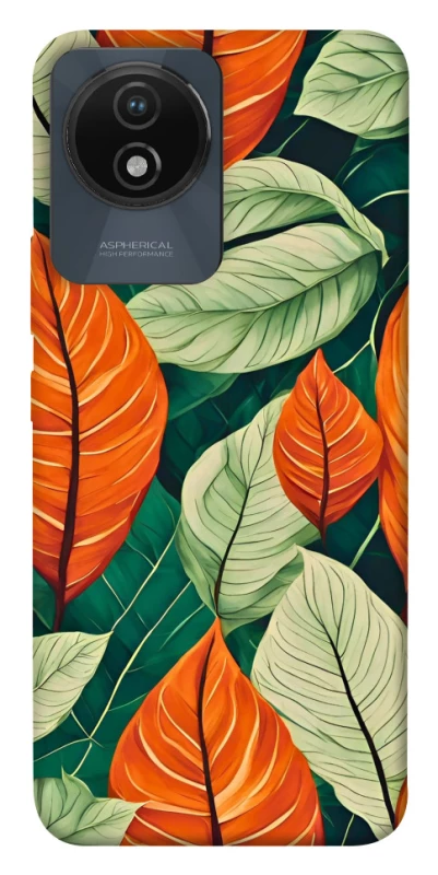 Чохол на Vivo Y02 Leaves фото 1 з 1